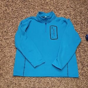 Blue Quarter-Zip Pullover